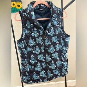 The North Face Floral Puffer Vest